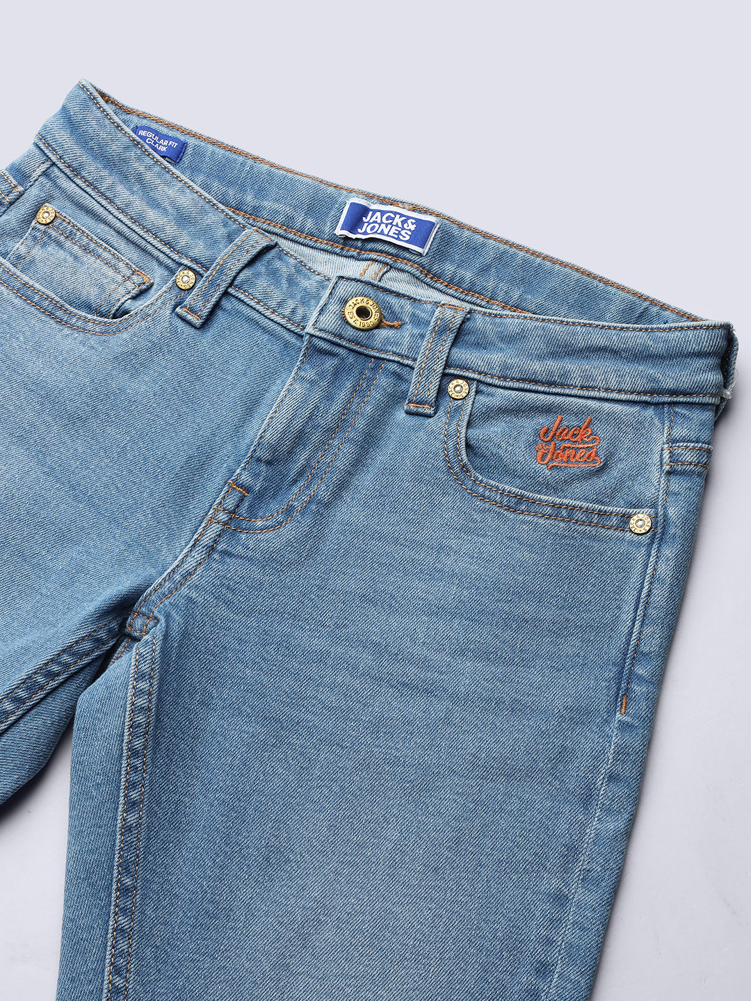 Boys Light Wash Regular Fit Jeans