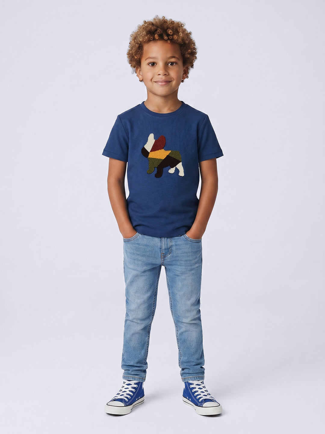 Boys Light Wash Regular Fit Jeans