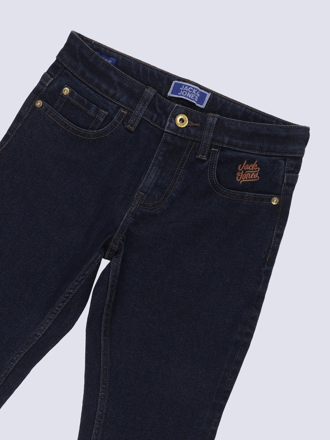 Boys Dark Blue Clark Regular Fit Jeans