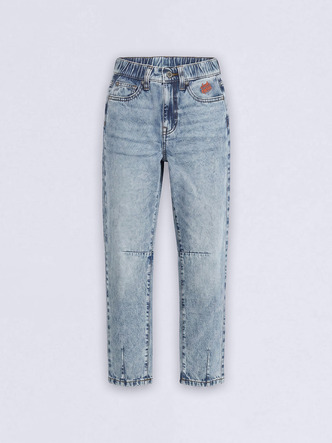 Boys Light Wash Baggy Jeans