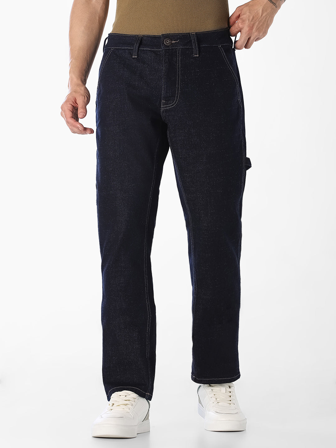 Dark Blue Clark Regular Fit Jeans