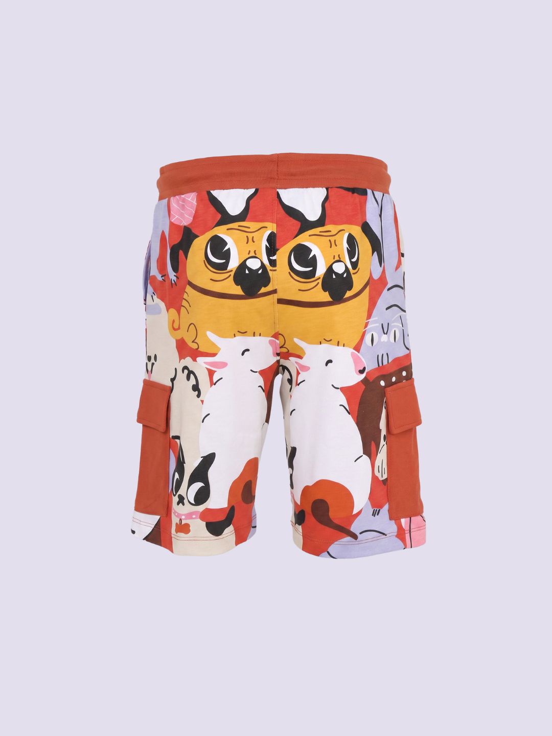 Boys Abstract Print Shorts