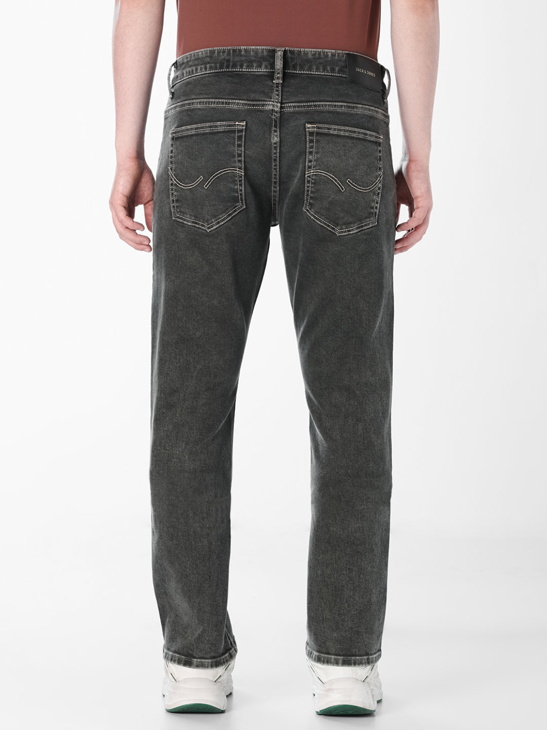 Dark Grey Clark Regular Fit Jeans