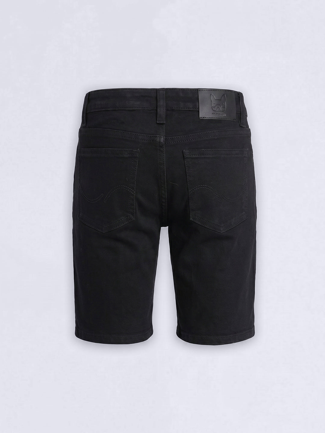 Boys Black Denim Jorts
