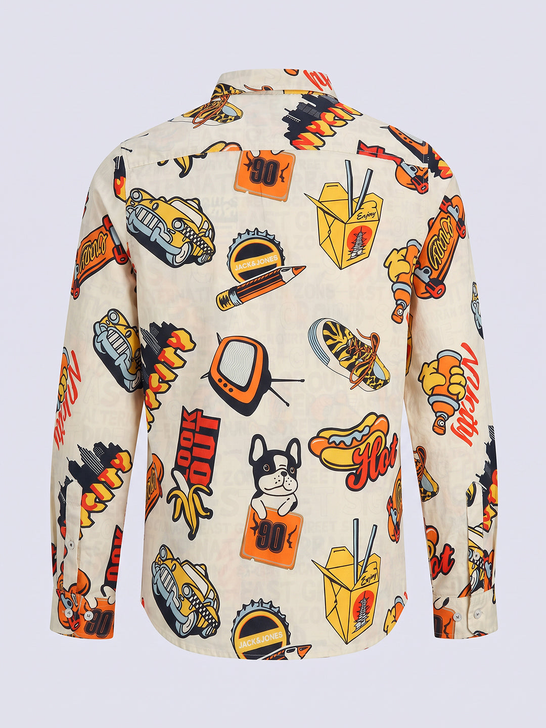 Boys Printed Cotton Shirt