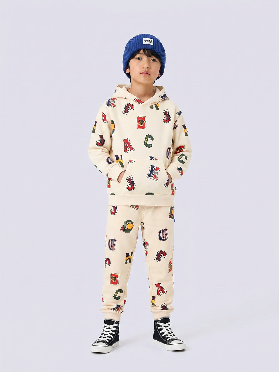 Boys Varsity Print Hoodie