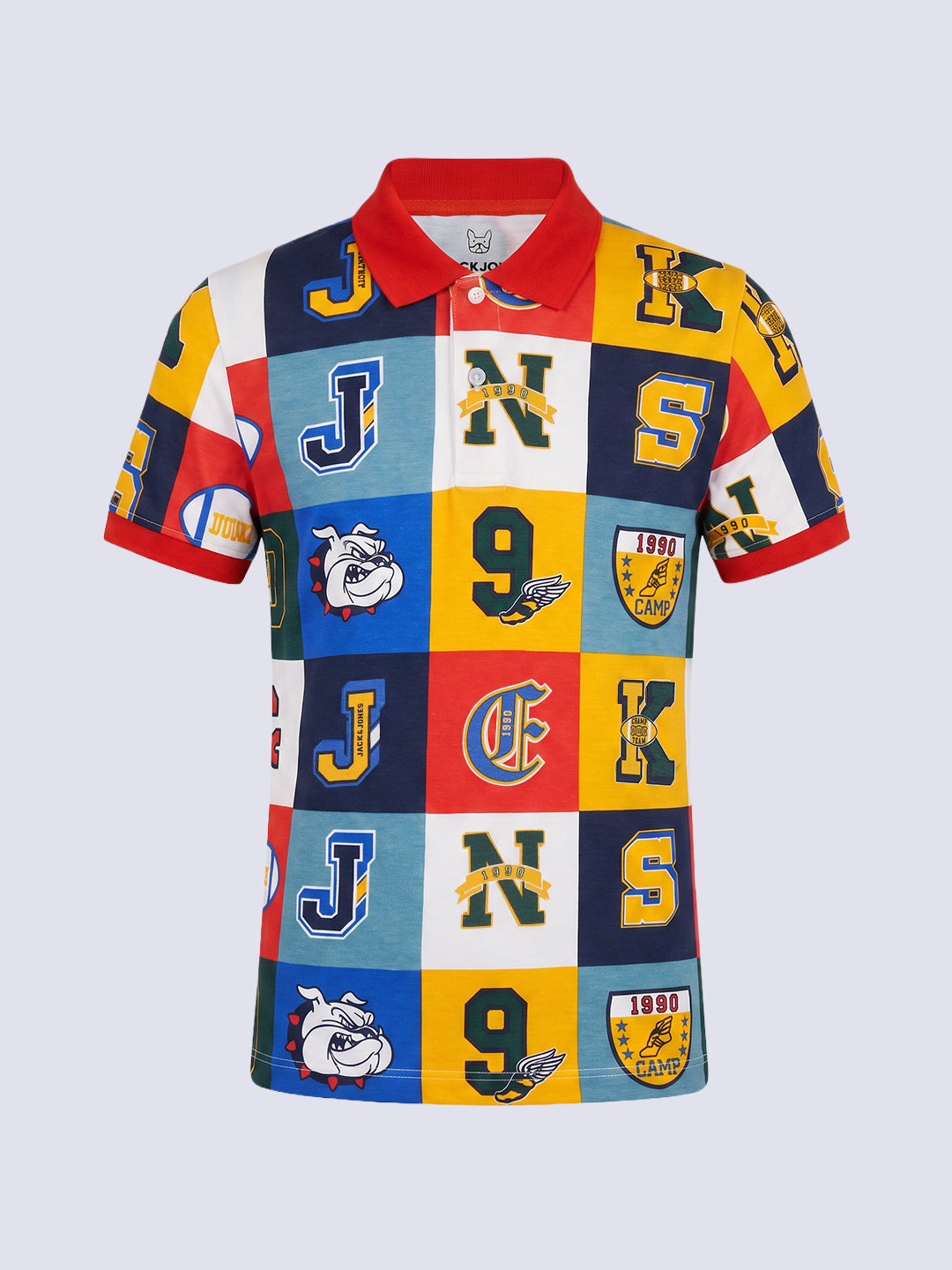 Boys Multi-Colour Printed Polo