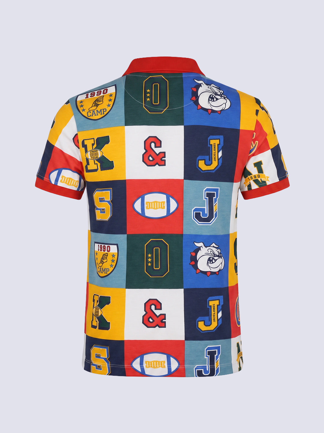 Boys Multi-Colour Printed Polo