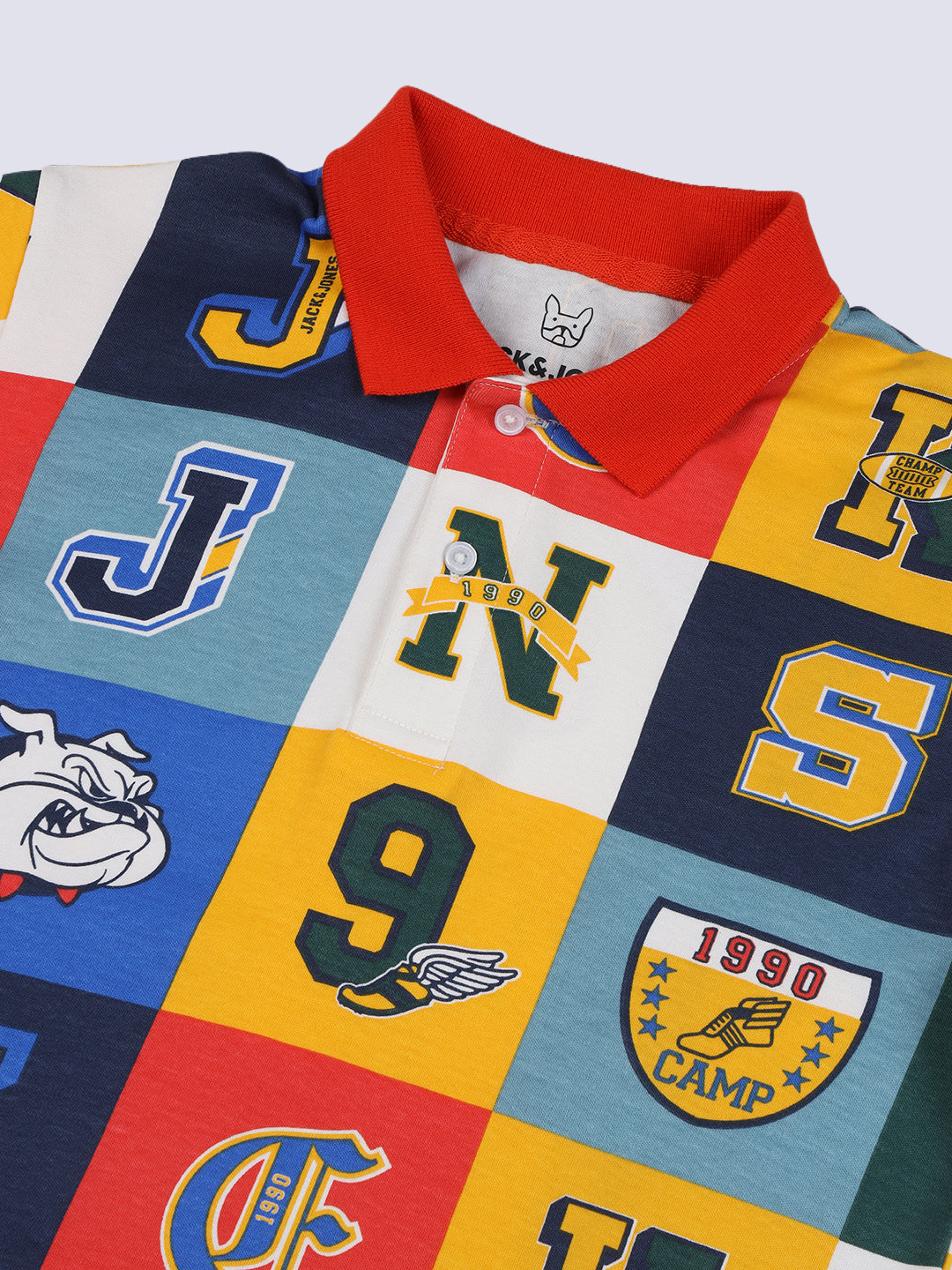 Boys Multi-Colour Printed Polo