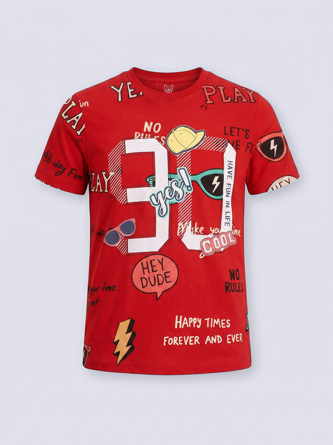 Boys All-Over Graphic Print T-Shirt
