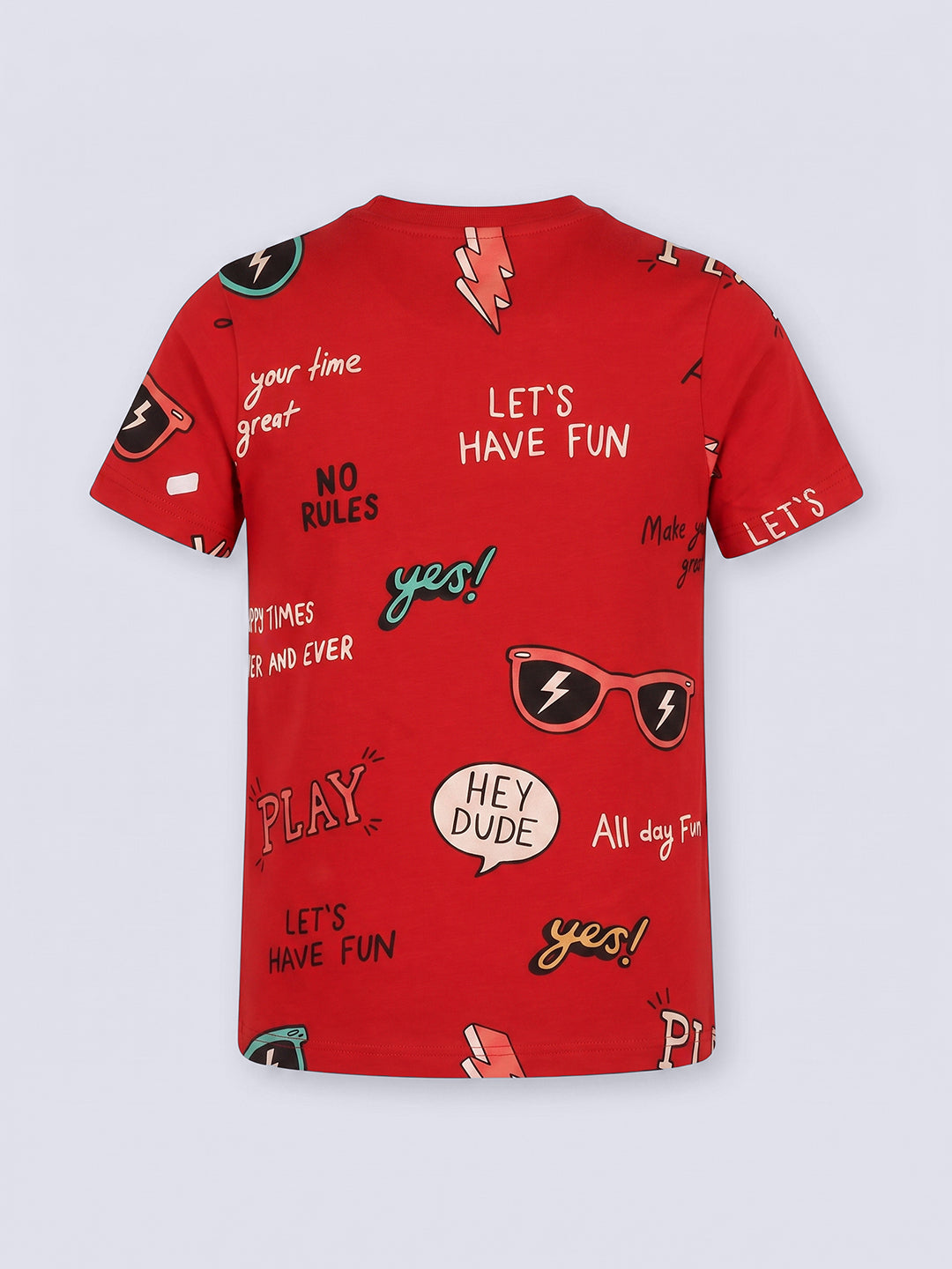 Boys All-Over Graphic Print T-Shirt