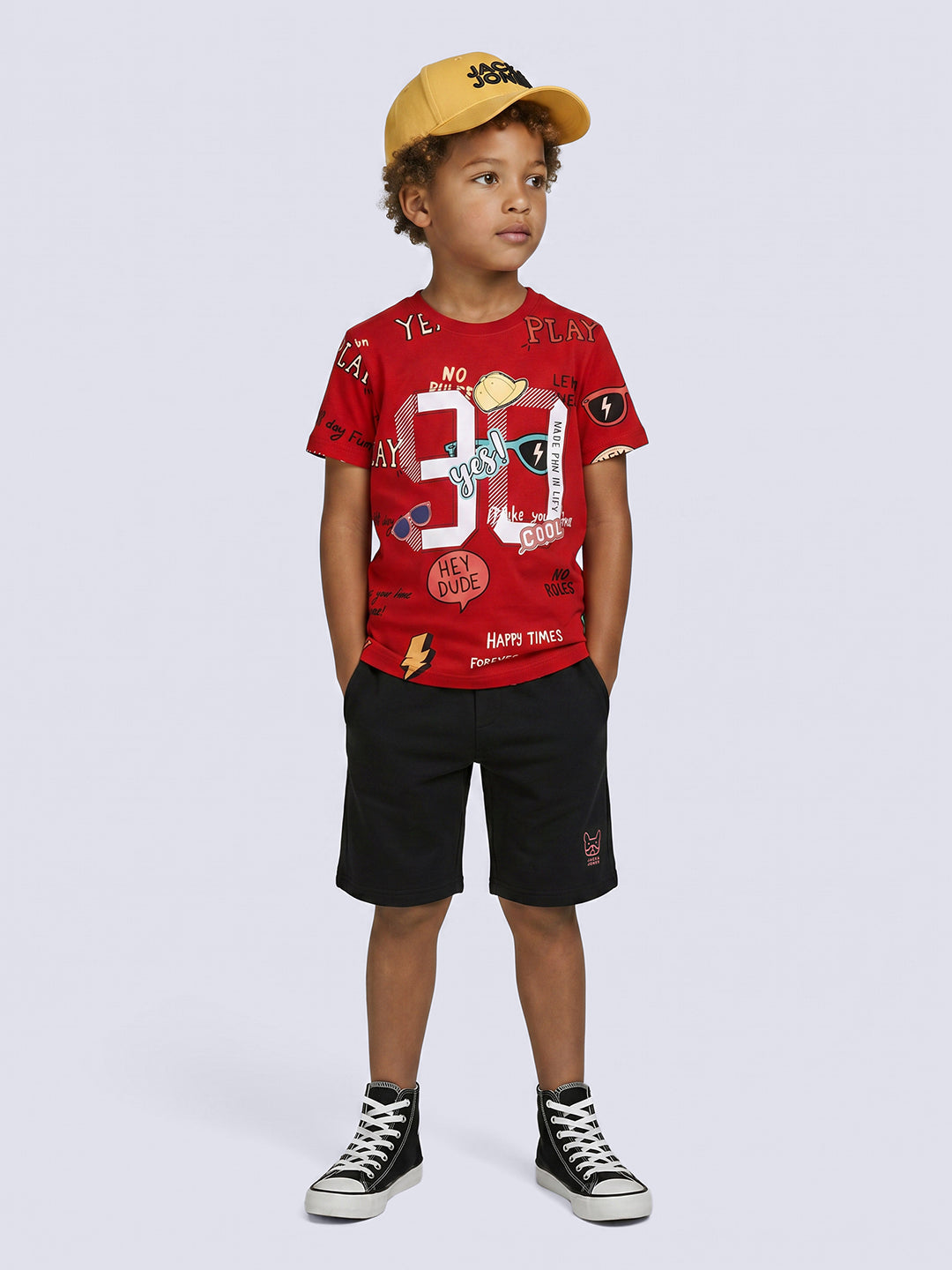 Boys All-Over Graphic Print T-Shirt
