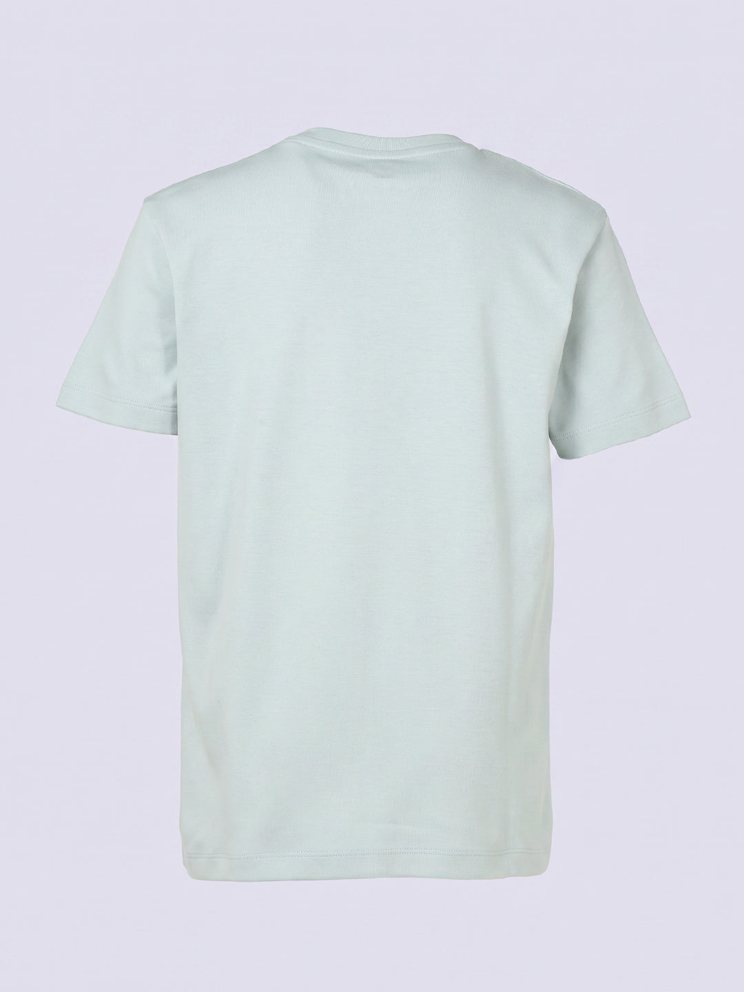 Boys Blue Printed Cotton T-shirt