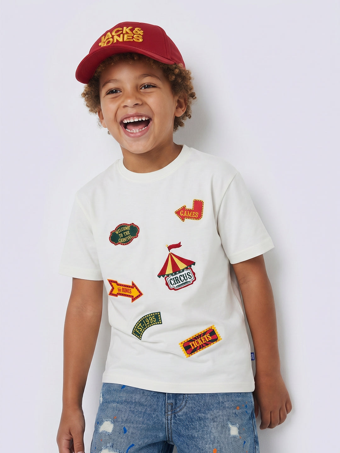 Boys Graphic Patch T-Shirt