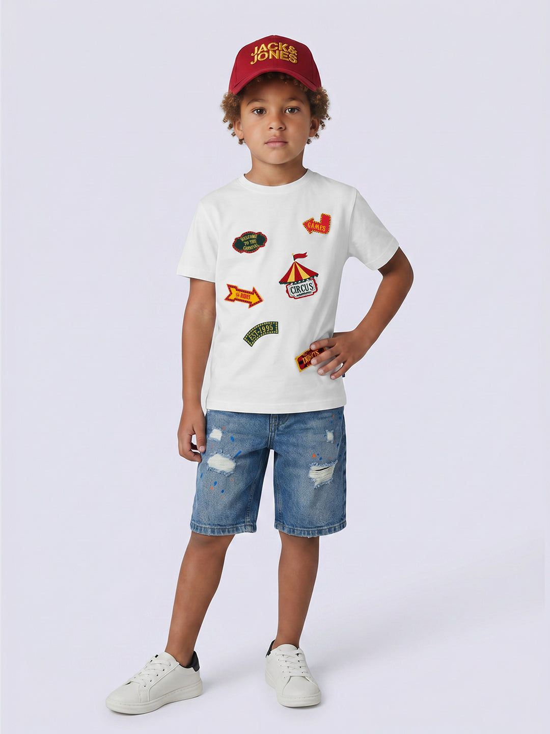 Boys Graphic Patch T-Shirt
