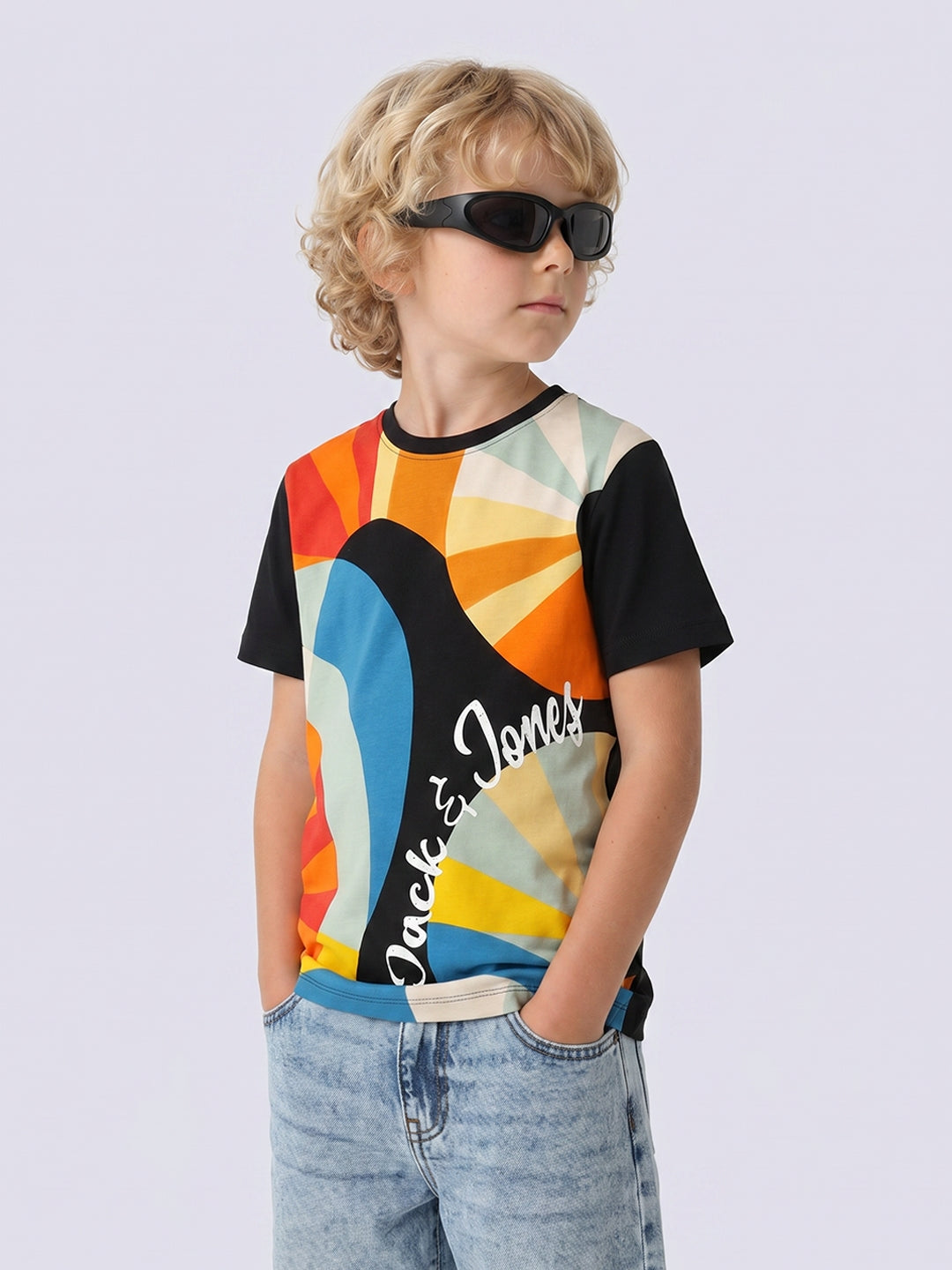 Boys Abstract Print T-Shirt - 2/3Y