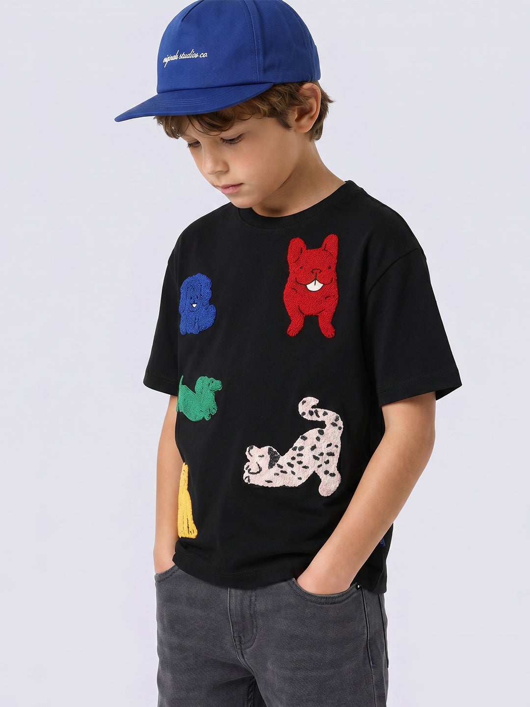 Boys Appliqué Print T-Shirt