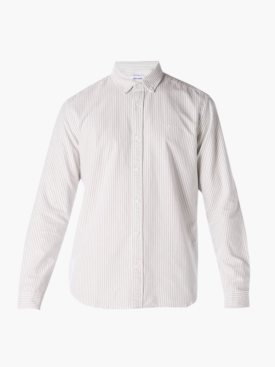 Striped Button Down Collar Shirt