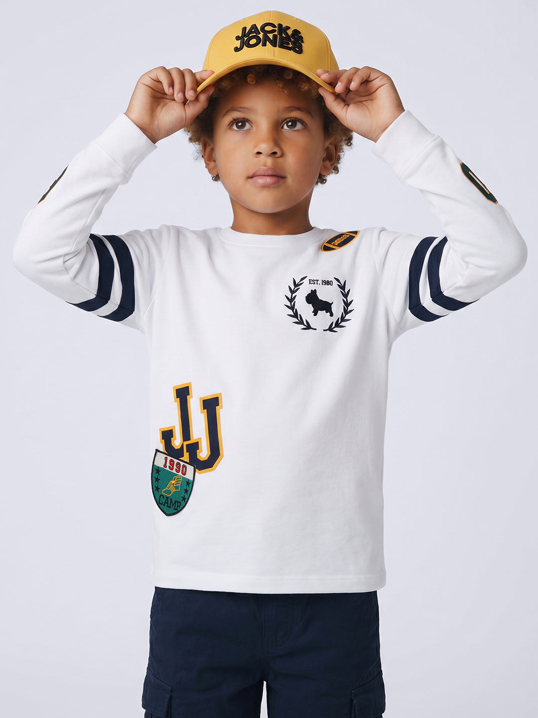 Boys Varsity Patch Detail T-Shirt