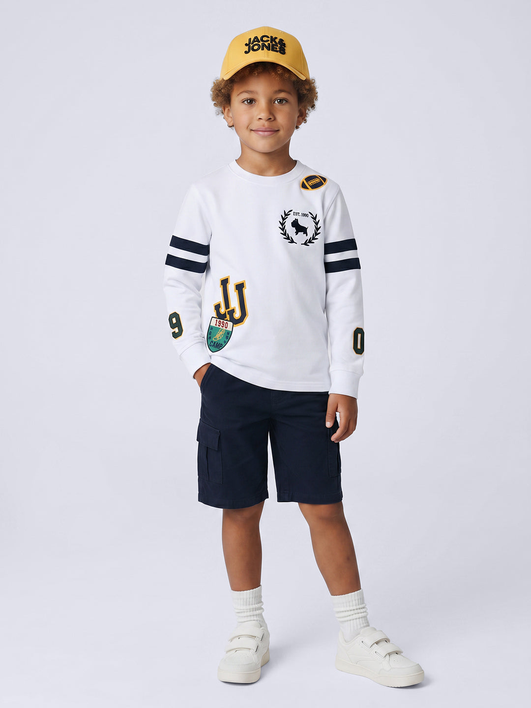Boys Varsity Patch Detail T-Shirt