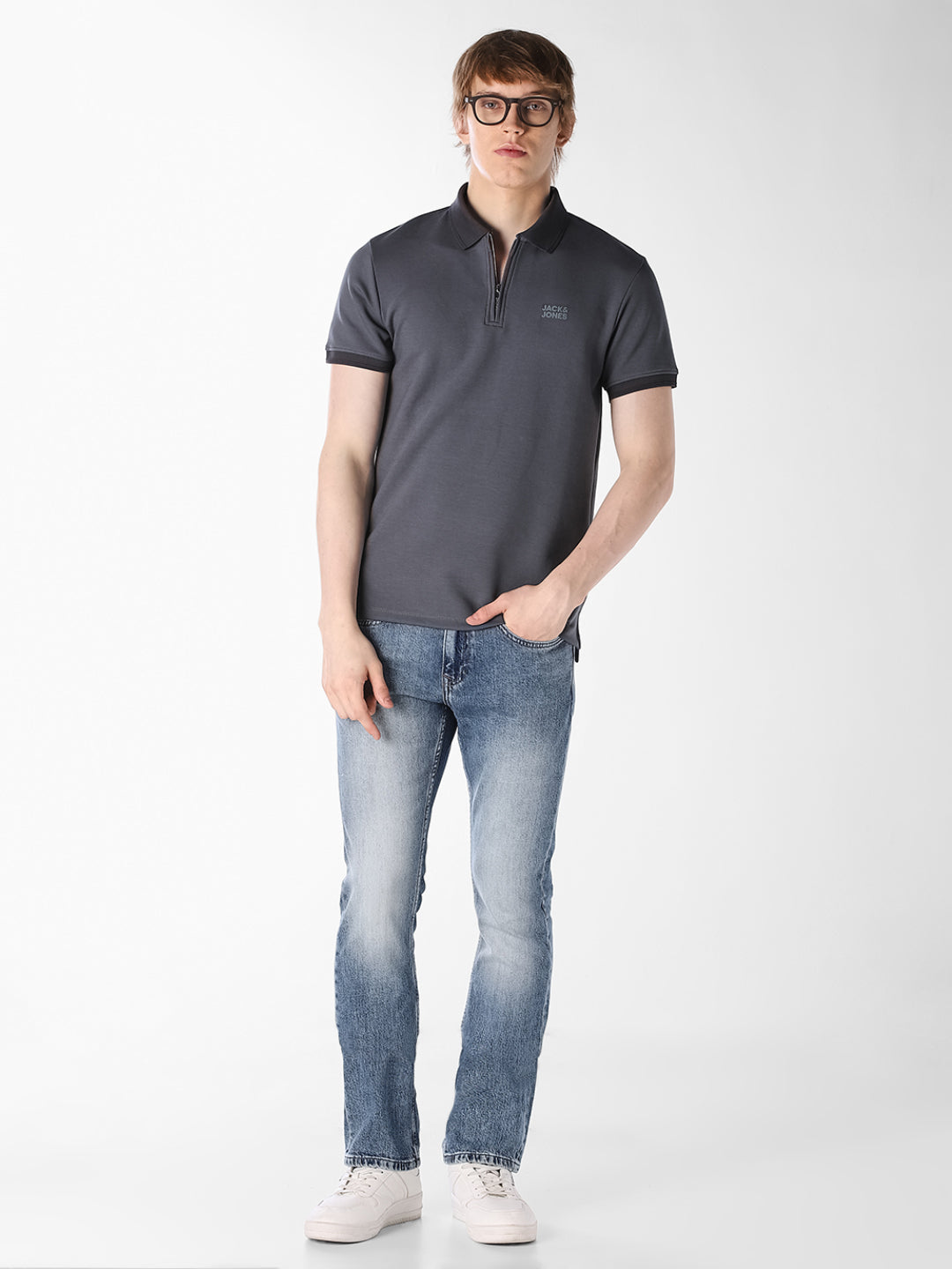 Light Wash Regular Fit Jeans