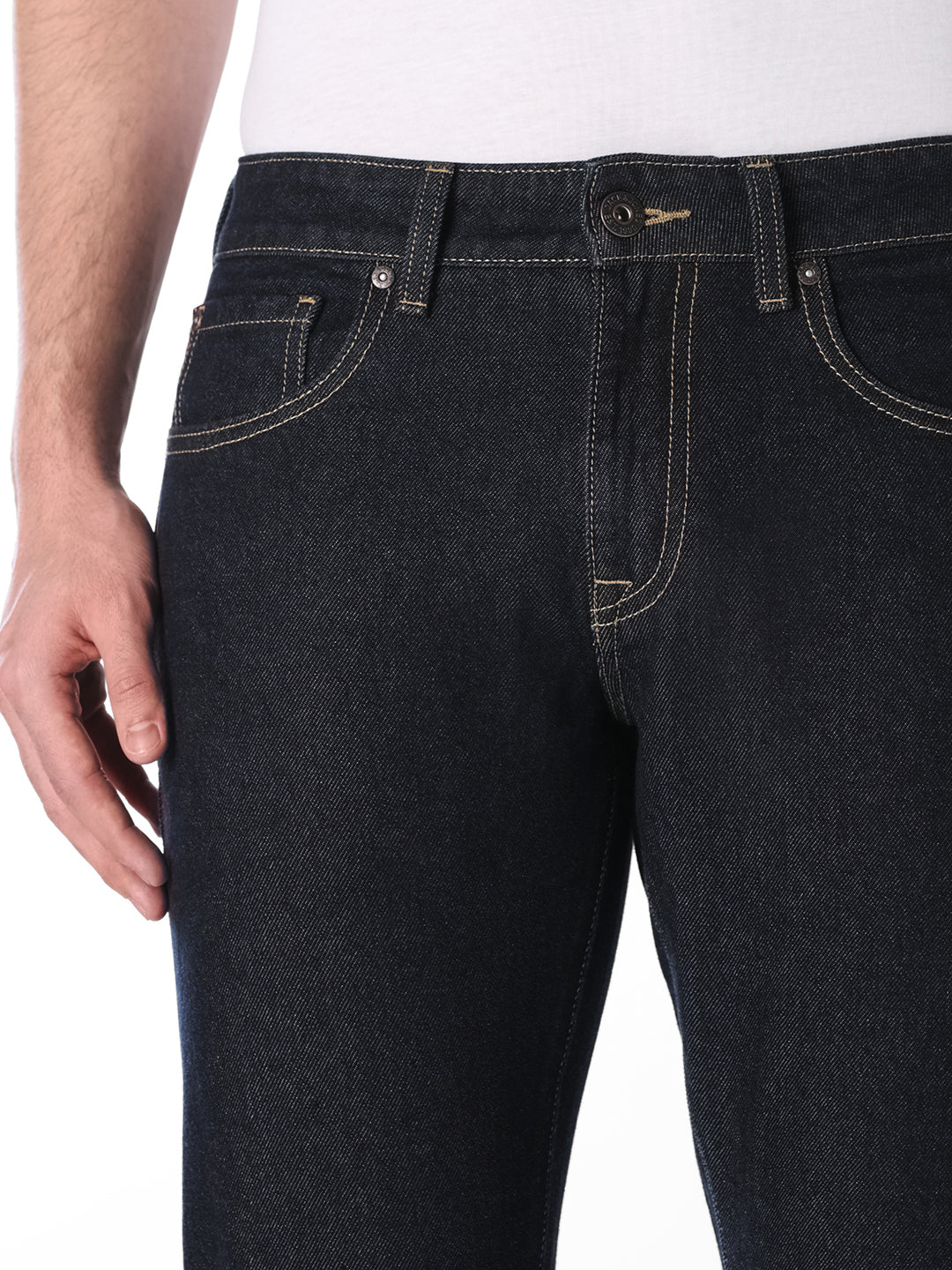 Dark Blue Selvedge Regular Fit Jeans