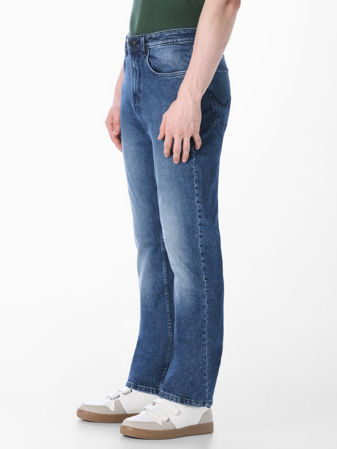 Blue cliff bootcut jeans