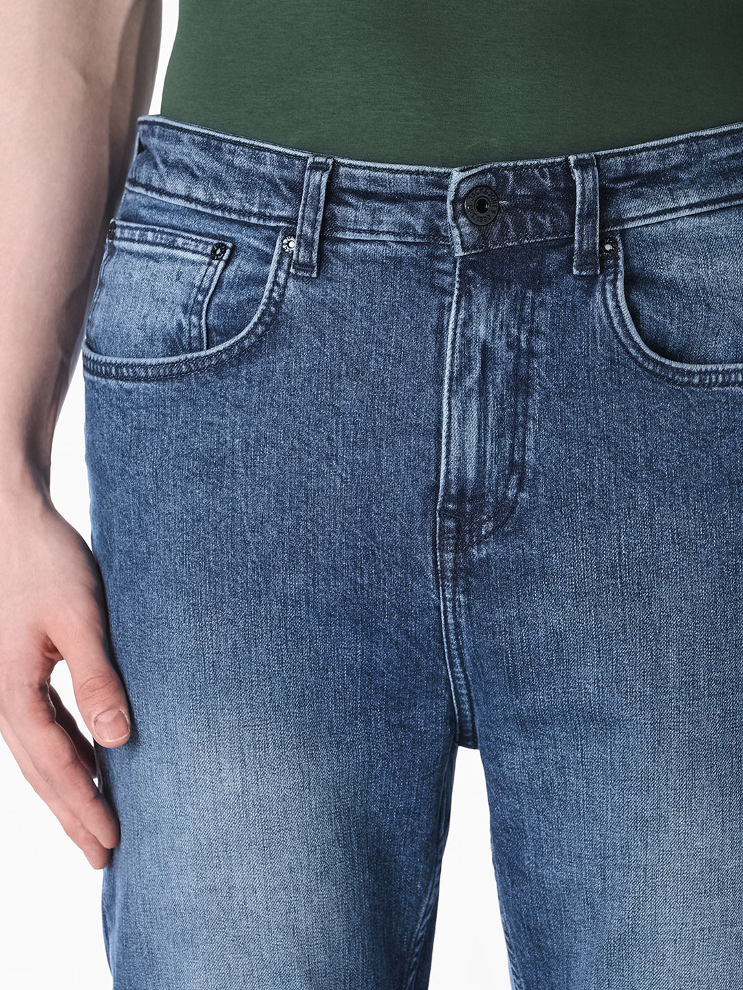 Blue cliff bootcut jeans
