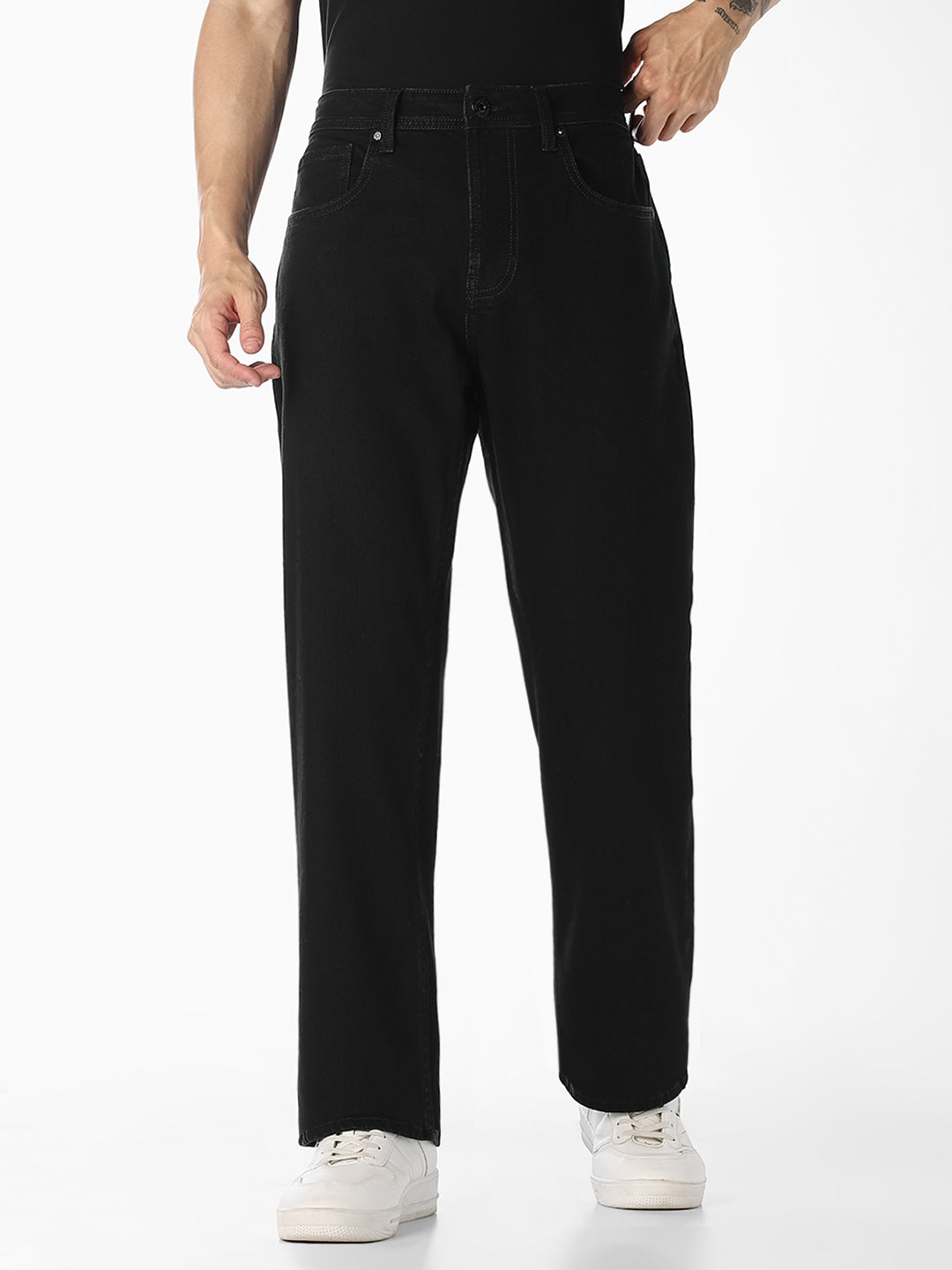 Black Cliff Bootcut Jeans
