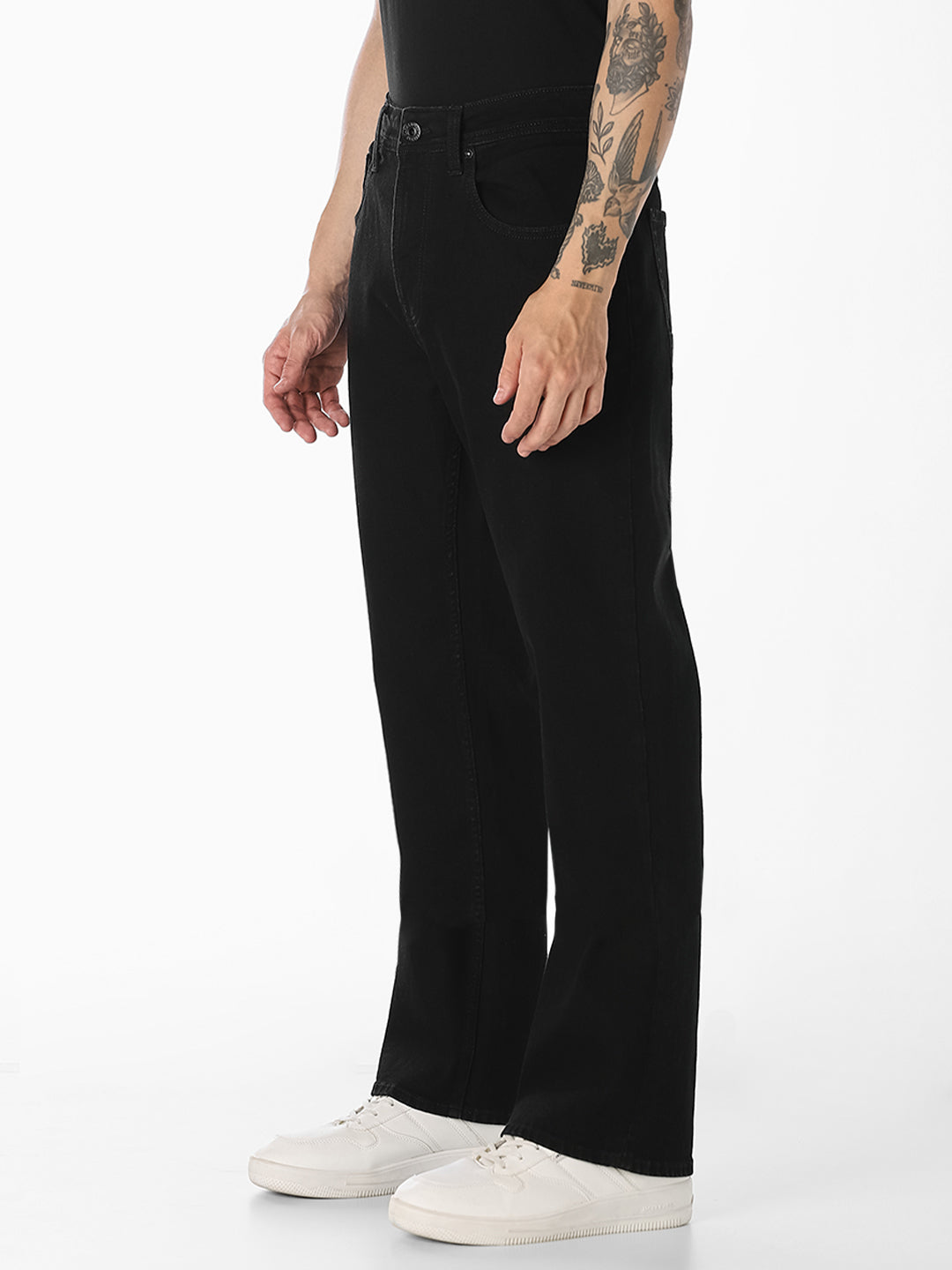 Black Cliff Bootcut Jeans
