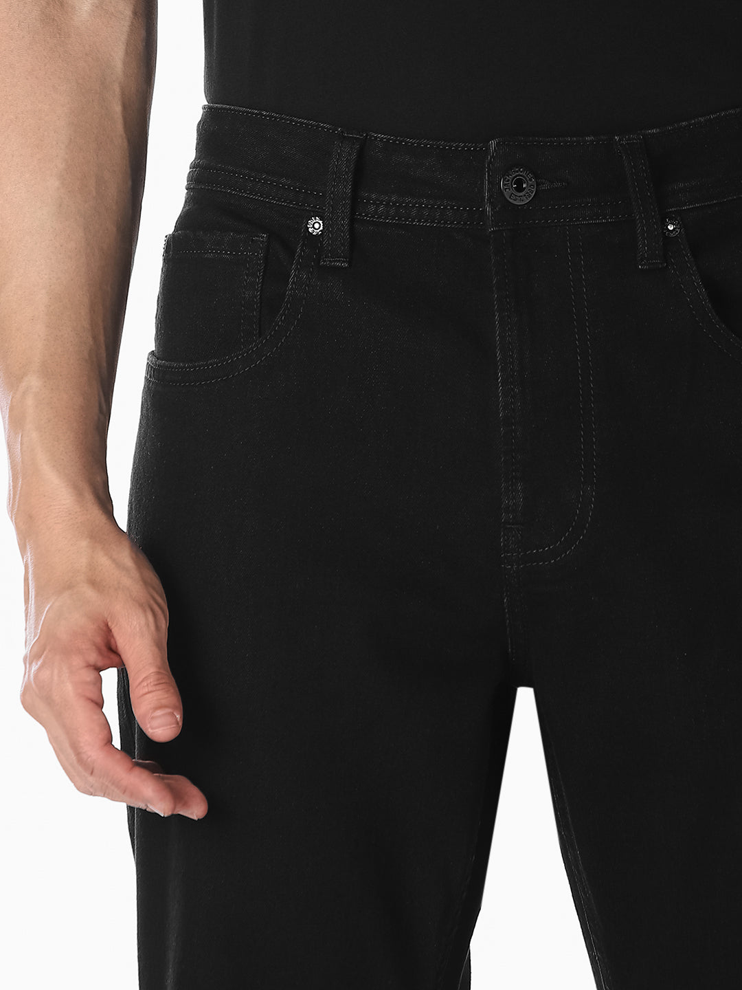 Black Cliff Bootcut Jeans