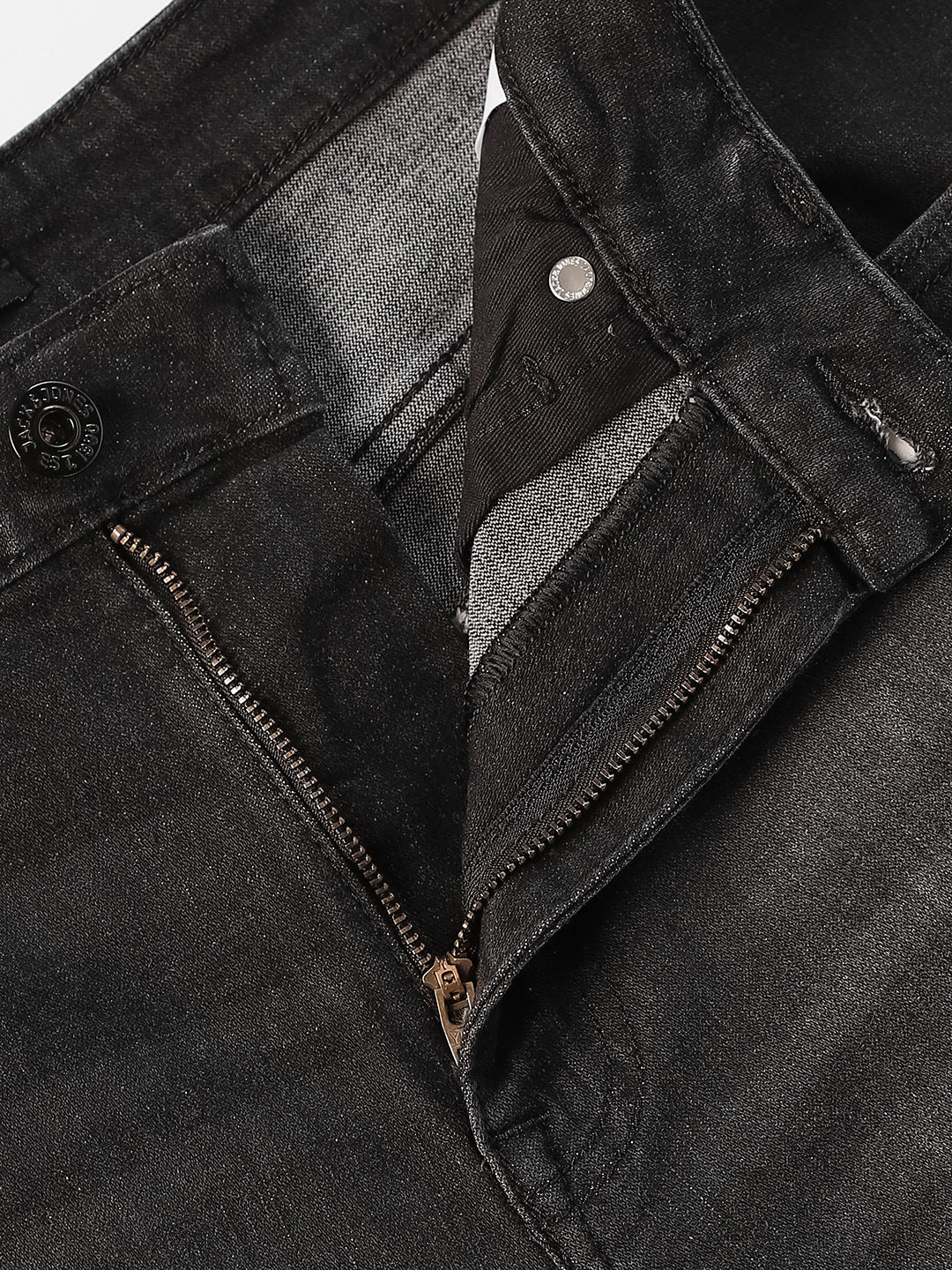 Black Washed Cliff Bootcut Jeans