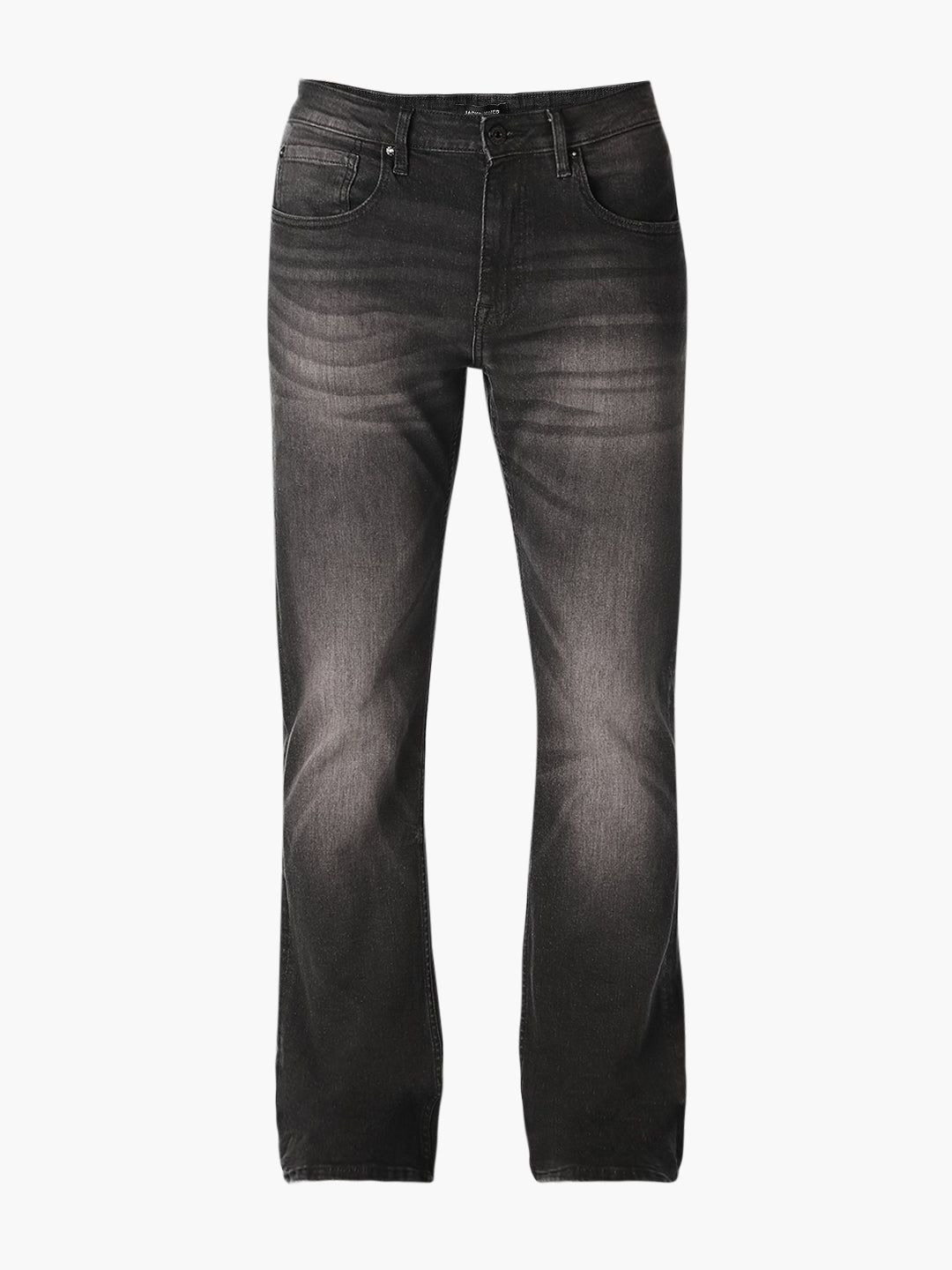 Black Washed Cliff Bootcut Jeans