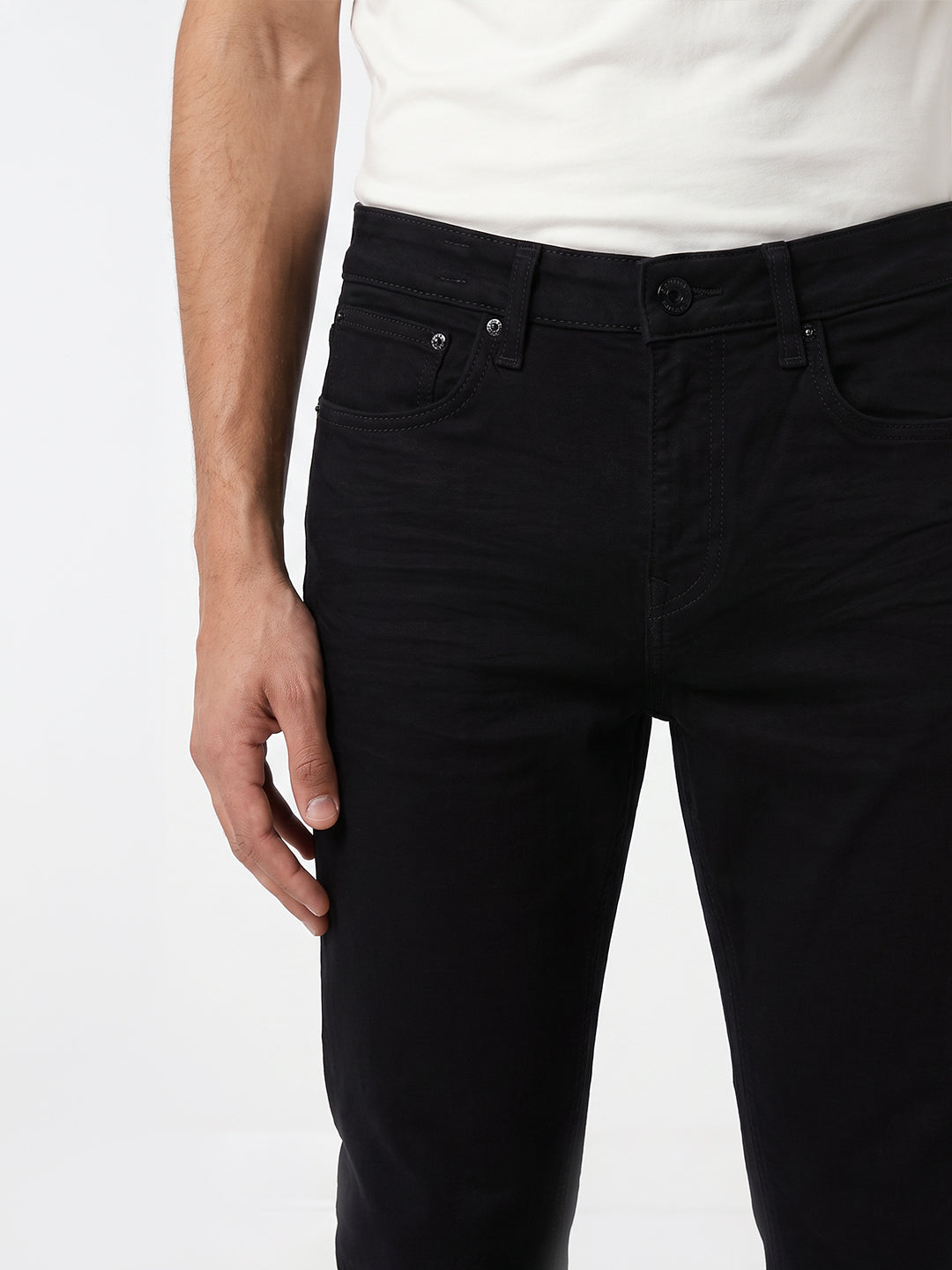 Black glenn slim fit jeans
