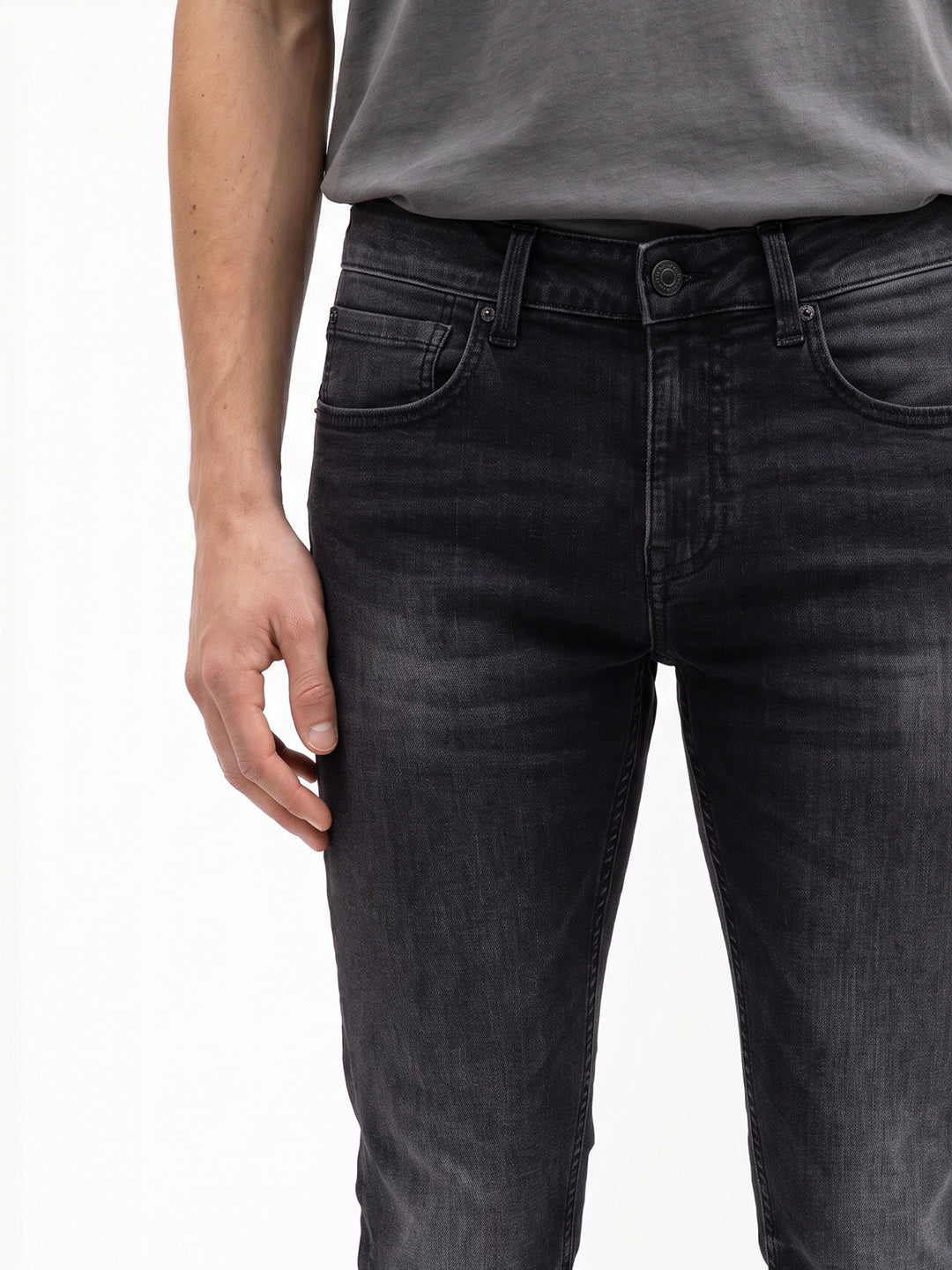 Black glenn slim fit jeans