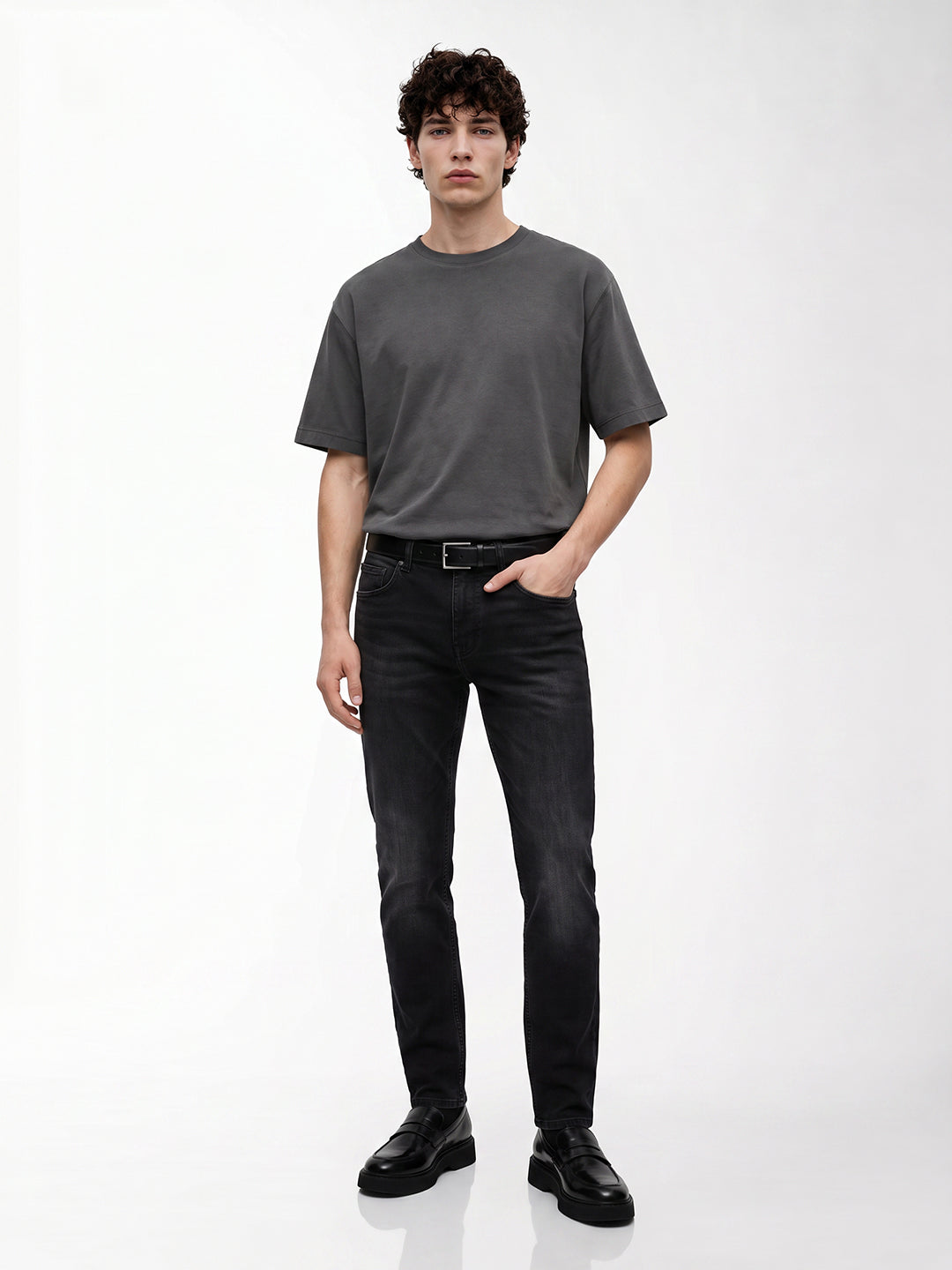 Black glenn slim fit jeans