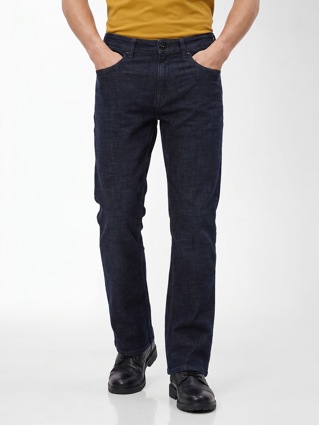 Dark Blue Cliff Bootcut Jeans