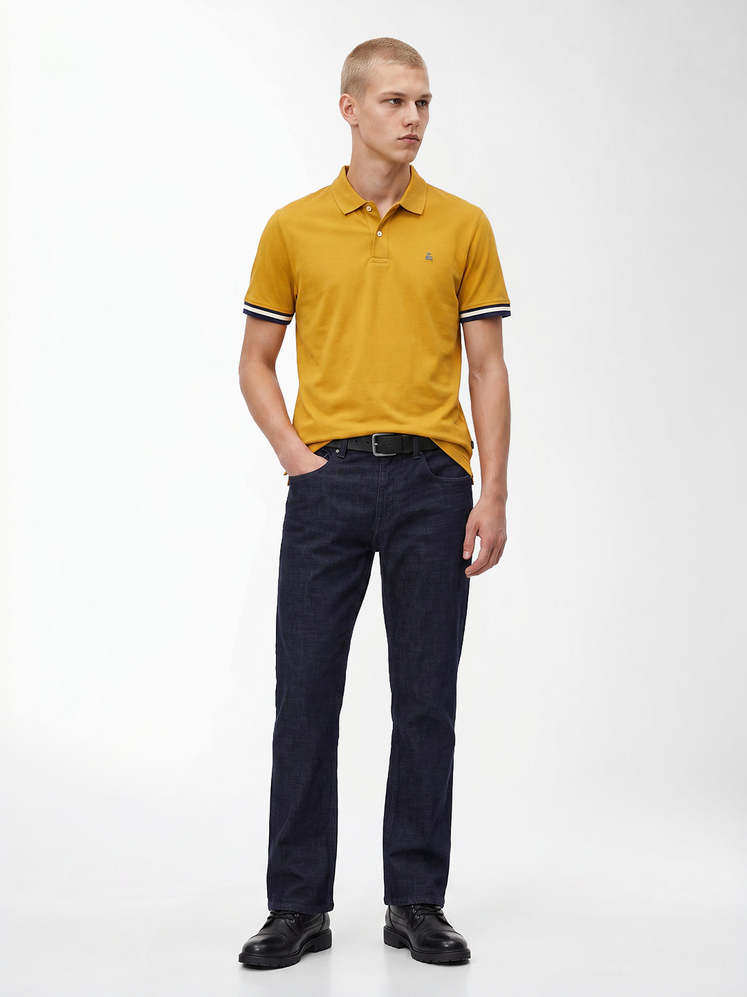 Dark Blue Cliff Bootcut Jeans