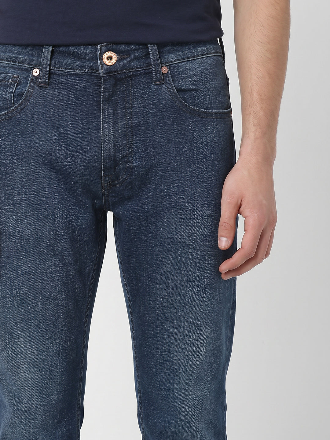 Dark Blue Clark Regular Fit Jeans