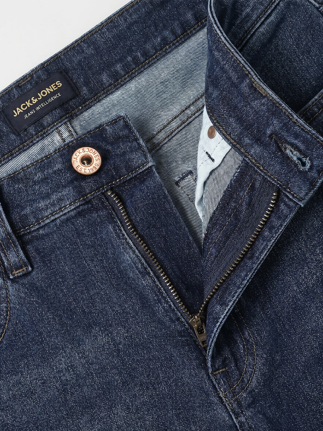 Dark Blue Clark Regular Fit Jeans