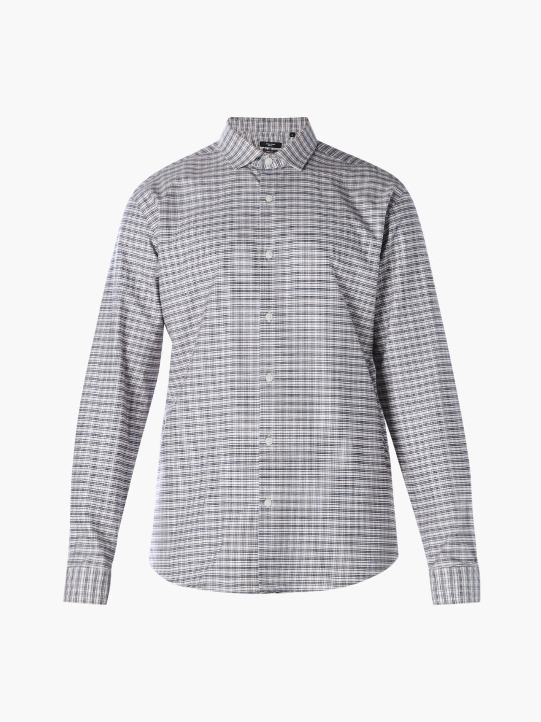 Micro Check Cotton Shirt