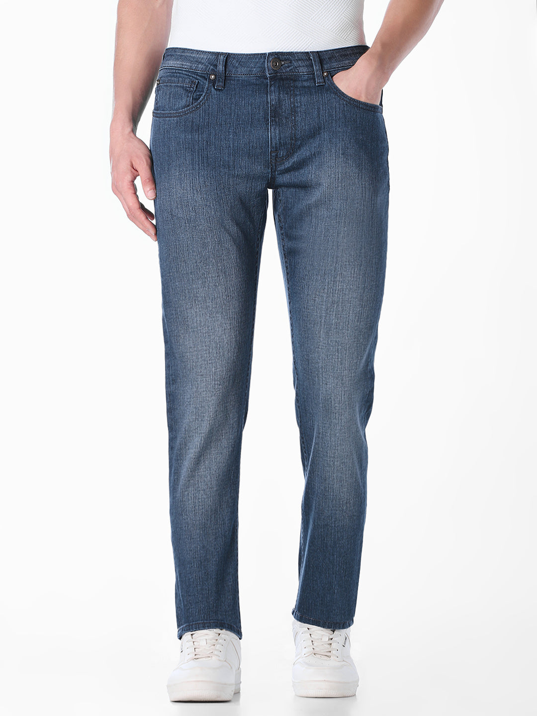 Blue clark regular fit jeans