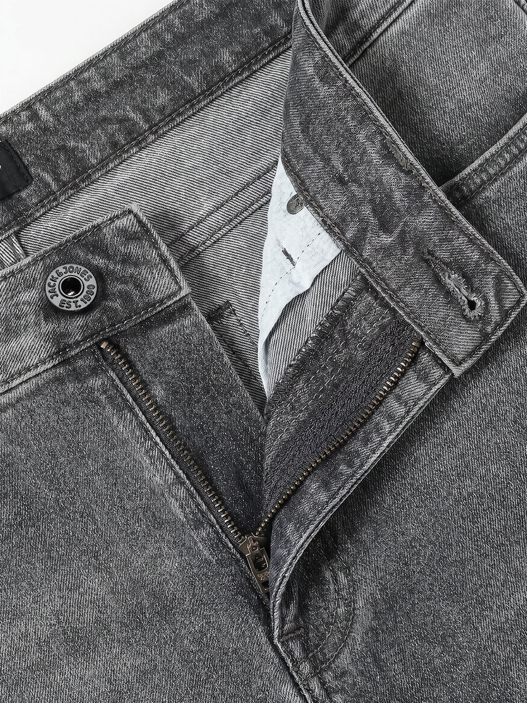 Light Grey Washed Clark Regular Fit Jeans