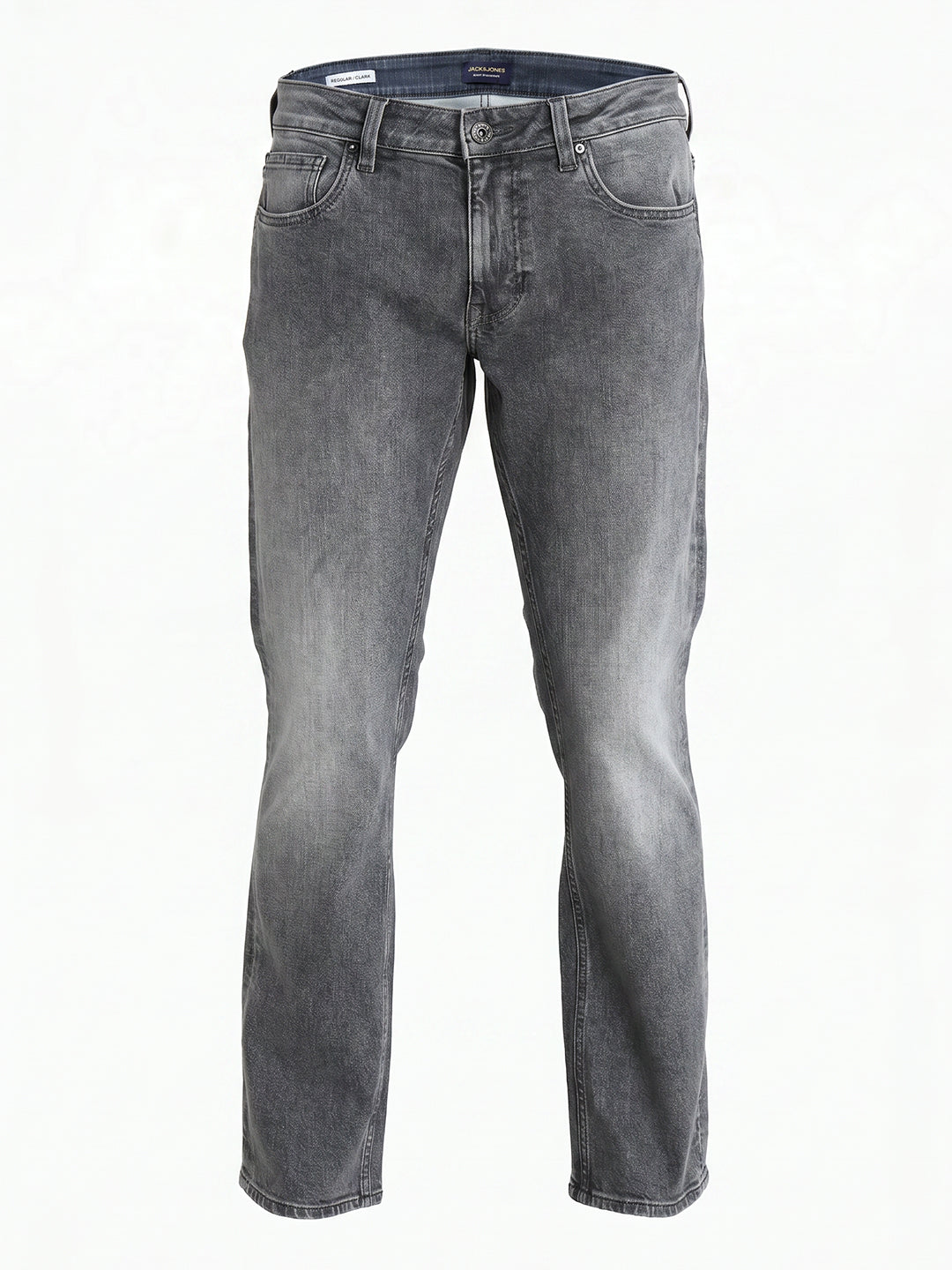 Light Grey Washed Clark Regular Fit Jeans