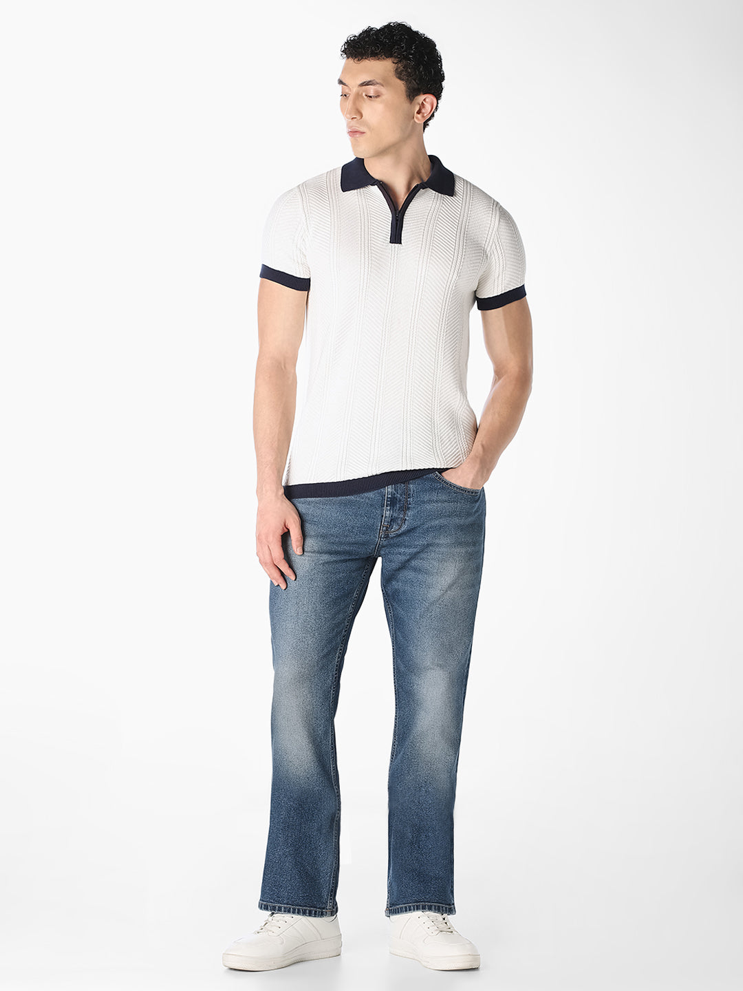 Blue Cliff Bootcut Jeans