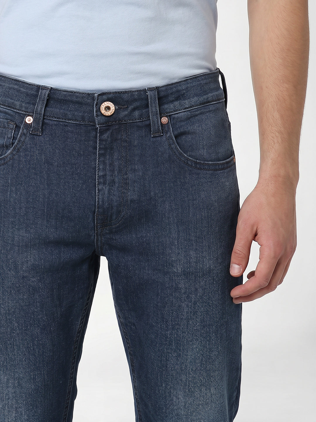 Dark Blue Glenn Slim Fit Jeans