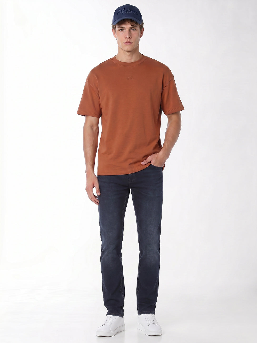 Dark Blue Glenn Slim Fit Jeans