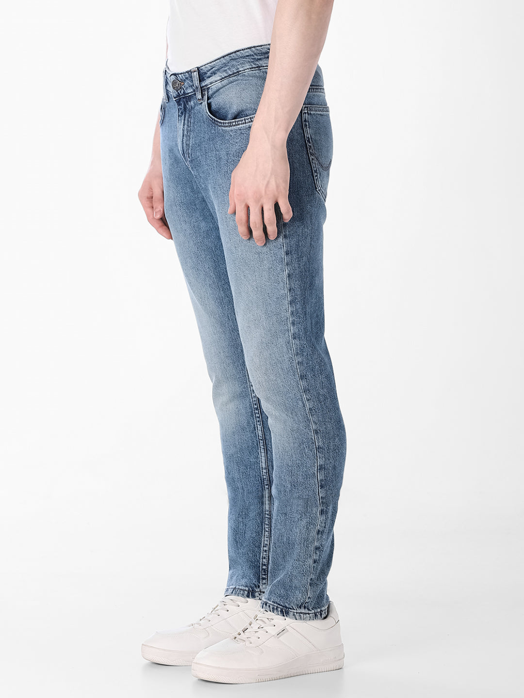 Blue Glenn Washed Slim Fit Jeans