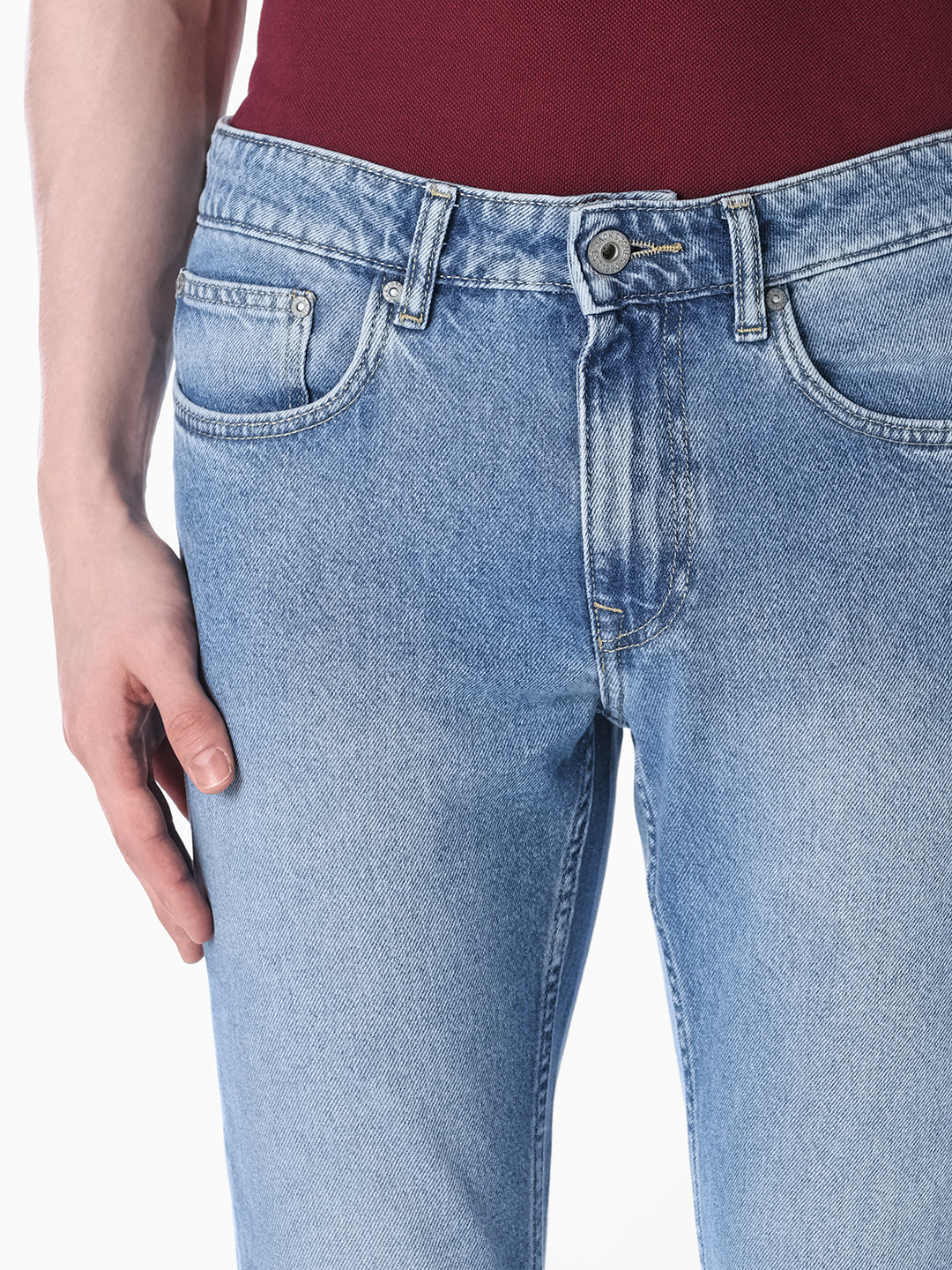 Blue regular fit jeans