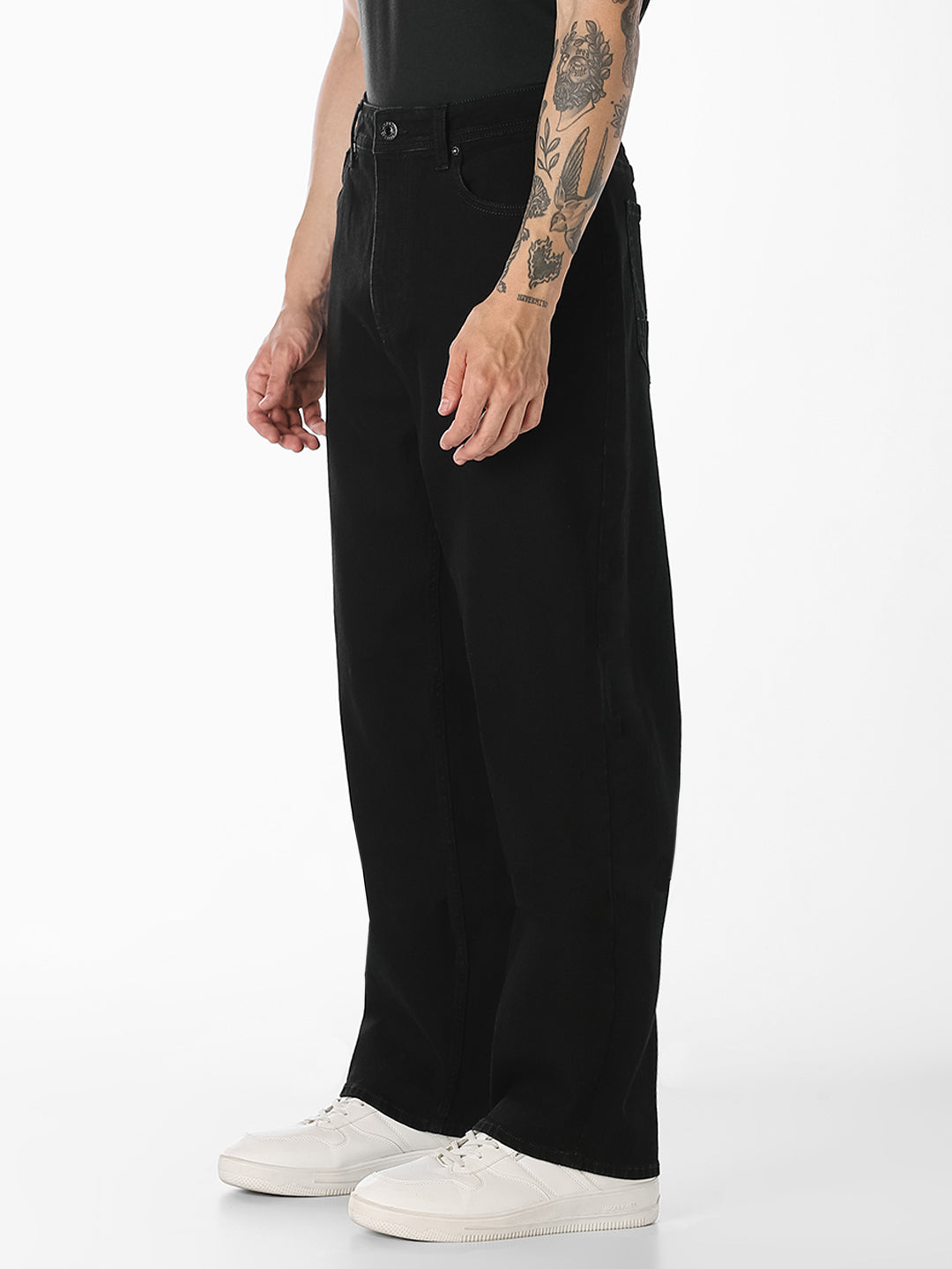 Black Dario Loose Fit Jeans